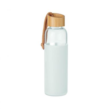Witte Glazen fles in Pouch | 500ml
