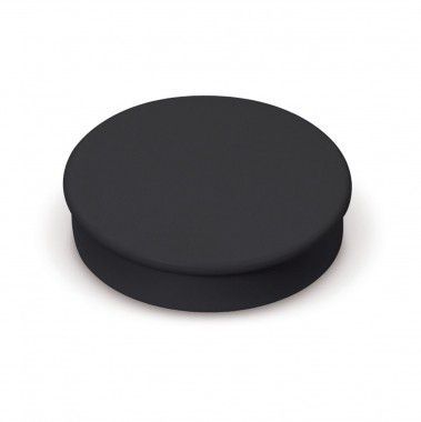 Zwarte Ronde magneet | 30 mm | Kunststof