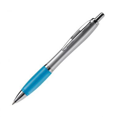 Zilver / licht blauw Balpennen kopen