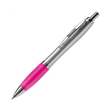 Zilver / donker roze Balpennen kopen