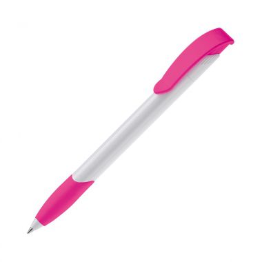 Wit / roze Pennen bedrukt