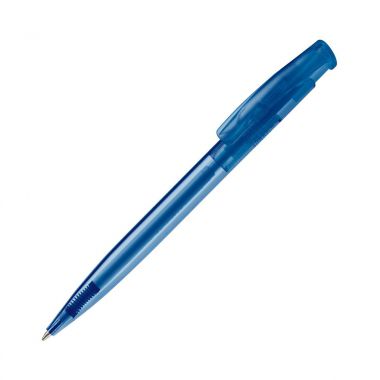 Blauwe Balpen transparant | Stevige clip