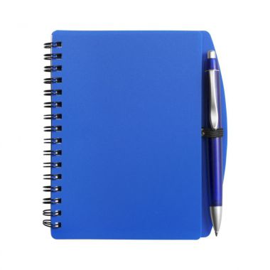 Blauwe Spiraal notitieboekje A6