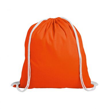 Oranje Katoenen rugzakje | Gekleurd | 100 grams