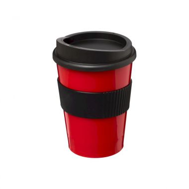 Rood /  zwart Coffee to go beker | 300 ml