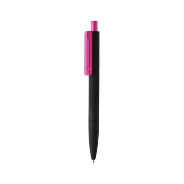 Roze /  zwart Pennen met opdruk