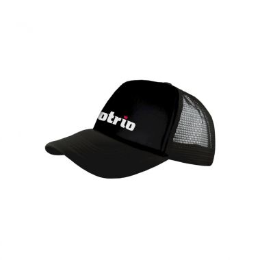 Zwart/zwart Trucker cap | Gekleurd