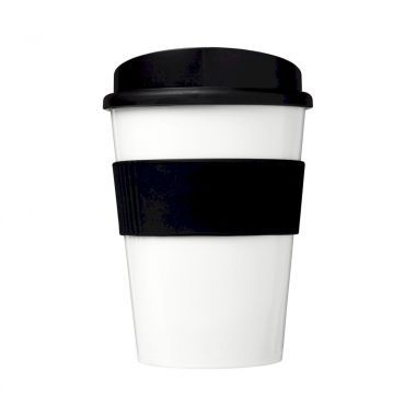 Zwarte Koffiebeker to go | Full colour | 300 ml