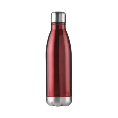 Rode RVS waterfles | Gekleurd | 500 ml