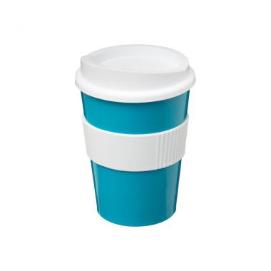 Lichtblauw /  wit Coffee to go beker | 300 ml