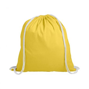 Gele Katoenen rugzakje | Gekleurd | 100 grams