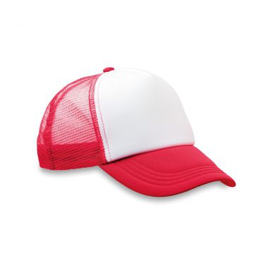 Rode Trucker cap | Polyester | Kleurrijk