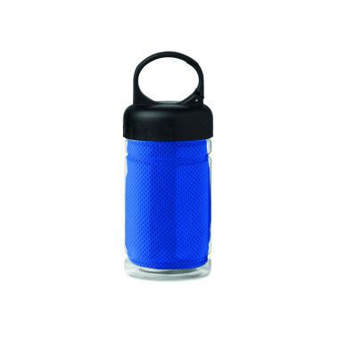 Koningsblauw Sporthanddoek | PET fles | 300 ml