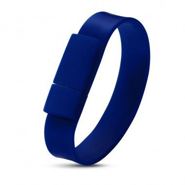 Blauwe USB armband 1GB