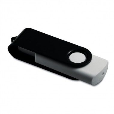Zwarte USB stick twister 2GB