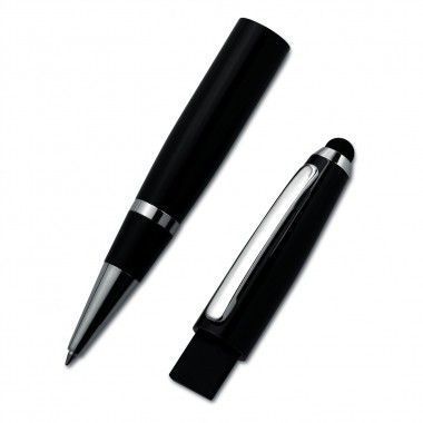 Zwarte USB pen | Touch | 4GB