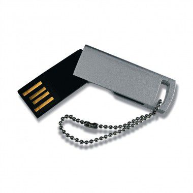 Zilvere USB mini 4GB