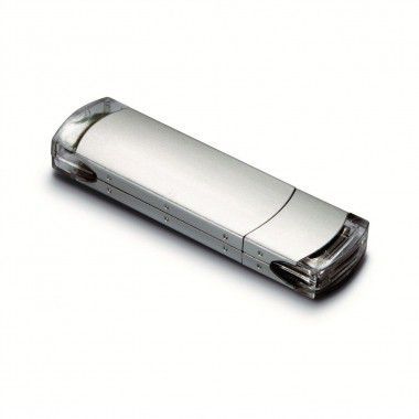 Zilvere USB stick | Metaal | 1GB
