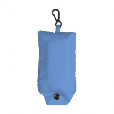 Lichtblauwe Opvouwbare tas | Korte hengsels | Polyester