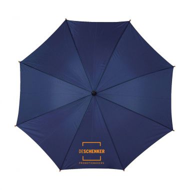 Blauwe Klassieke paraplu | Gekleurd