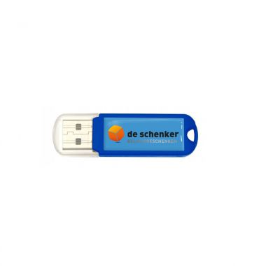Donkerblauwe Goedkope USB stick 2GB