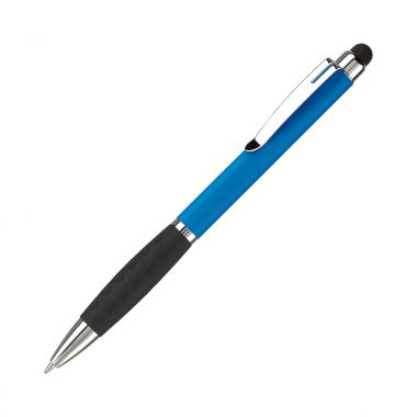 Lichtblauwe Tablet pen met logo