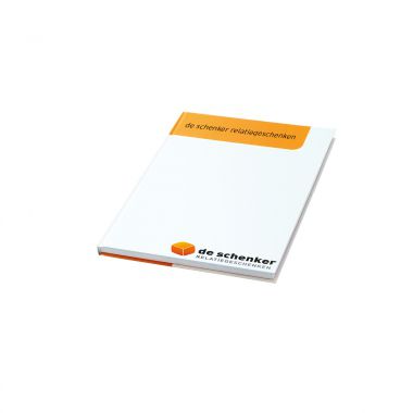 Witte A4 notitieboekje | Harde kaft