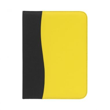 Zwart / geel A4 schrijfmap | Gekleurd