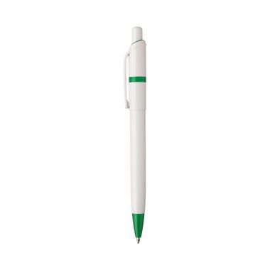 Groene Witte pen | Gekleurde details