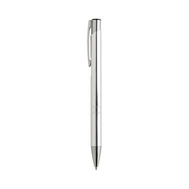 Zilvere Aluminium pen | Glanzend | Kleurrijk