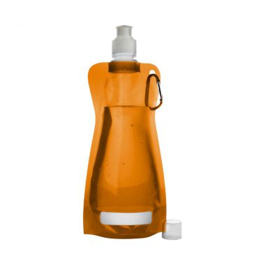 Oranje Waterflesje opvouwbaar | 420 ml
