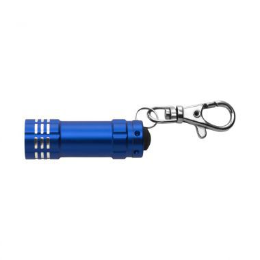 Blauwe Zaklamp sleutelhanger | Aluminium