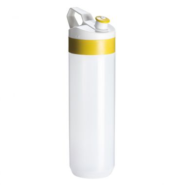 Gele Tacx bidon fuse | 450 ml | Transparant