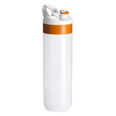 Oranje Tacx bidon fuse | 450 ml | Transparant