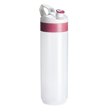 Roze Tacx bidon fuse | 450 ml | Transparant