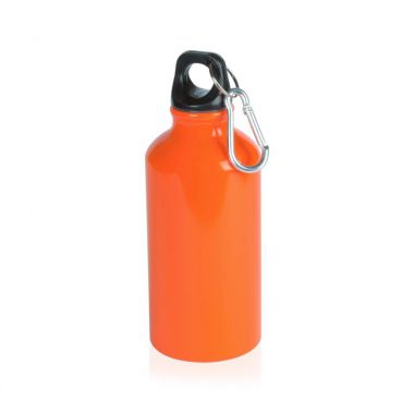 Oranje Veldfles metaal | Gekleurd | 400 ml