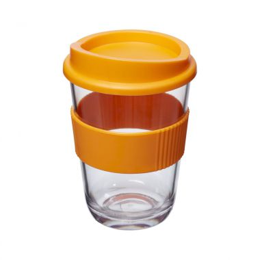 Oranje Coffee to go beker | Transparant | 300 ml