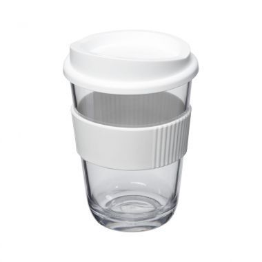 Witte Coffee to go beker | Transparant | 300 ml