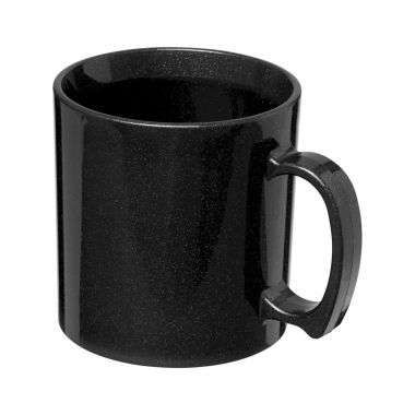 Zwarte Kunststof koffiemok | Gekleurd | 300 ml