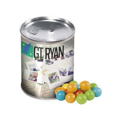Zilvere Kauwgomballen in blikje | 50 gram