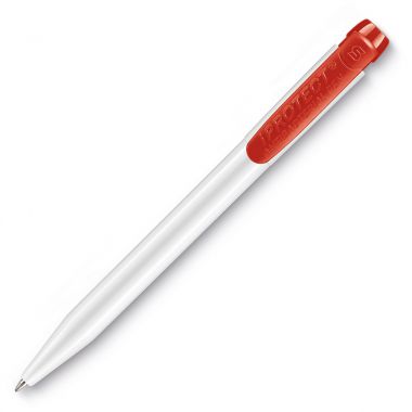 Wit / rood iProtect | Antibacteriële pen