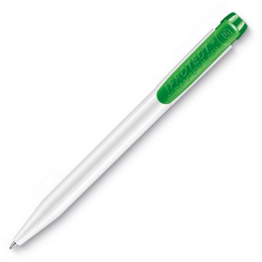 Wit / groen iProtect | Antibacteriële pen