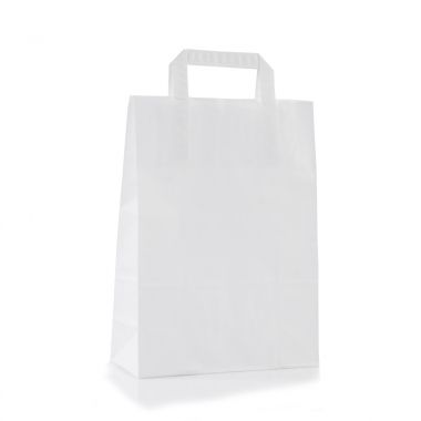 Witte Papieren tas bedrukken | Wit 80 grams | A4