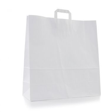 Witte Papieren shopper | Wit 100 grams