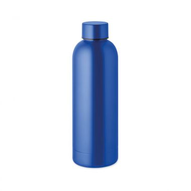 Blauwe Gerecyclede RVS fles | Lekvrij | 500ml